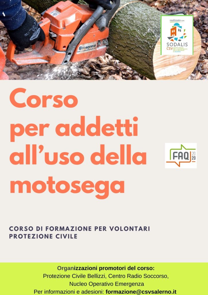 corso uso motosega