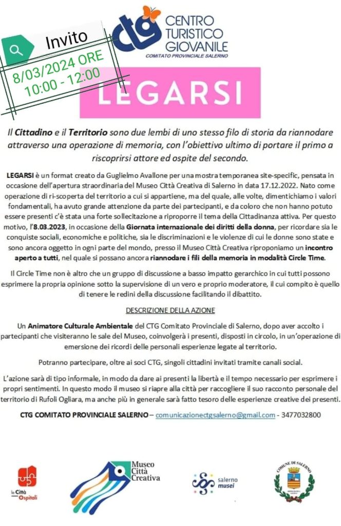 Legarsi - 8 marzo