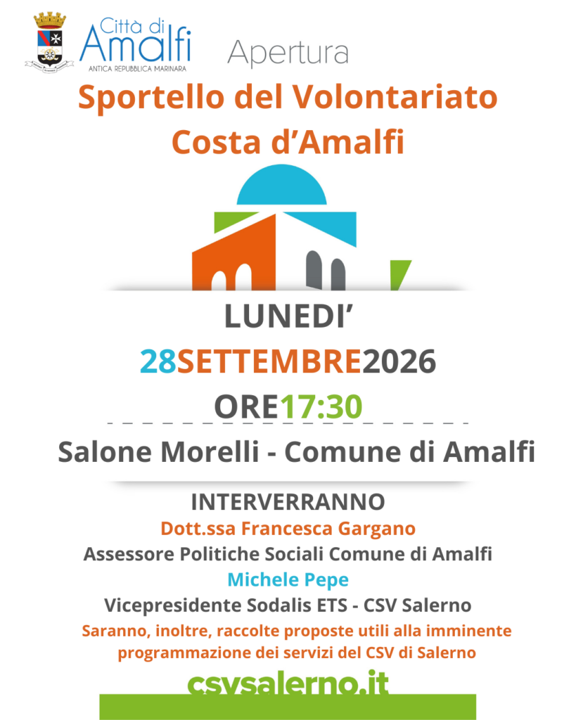 Sportello del Volontariato Costa d'Amalfi