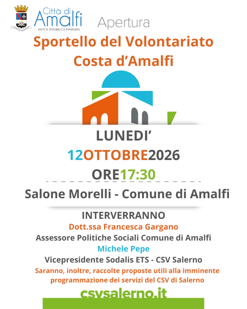 Sportello del Volontariato Costa d'Amalfi