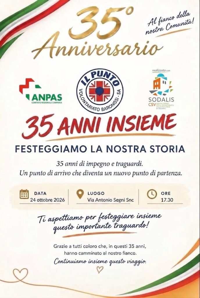 35 anni di impegno e solidarietà