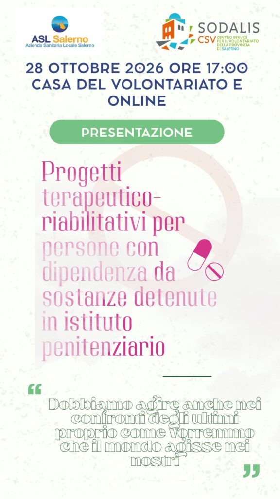 Progetti terapeutico-riabilitativi in carcere