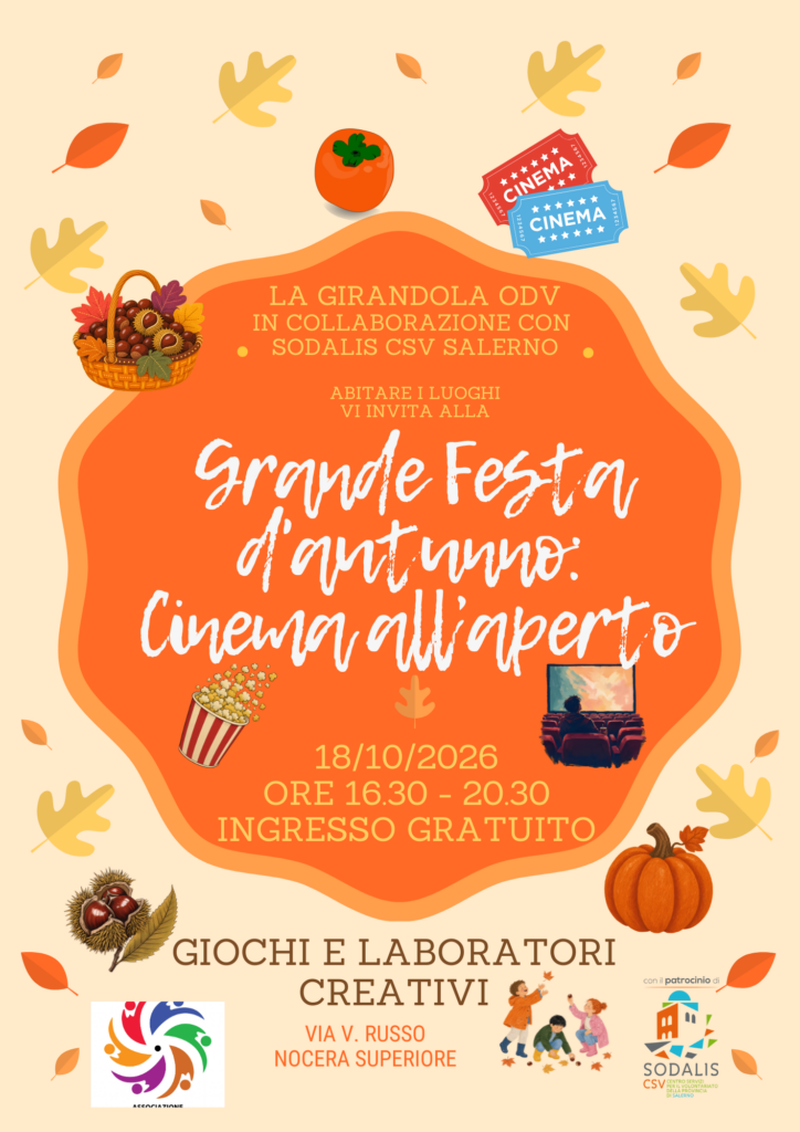 Grande Festa d'Autunno: Cinema all'aperto